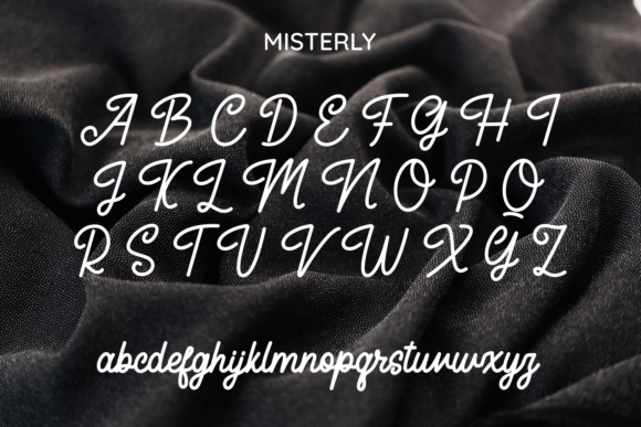 Misterly Font Poster 4