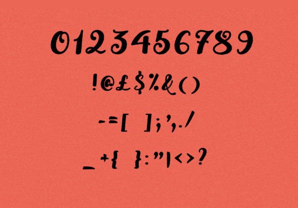 Moarmof Font Poster 4