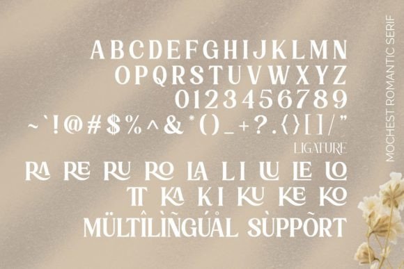 Mochest Romantic Duo Font Poster 10