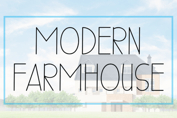 Modern Farmhouse Font Poster 1