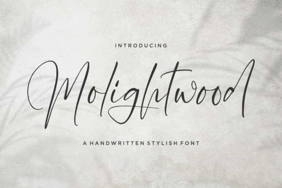 Molighwood Font Poster 1
