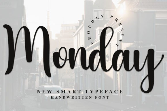 Monday Font Poster 1