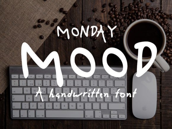 Monday Mood Font Poster 1