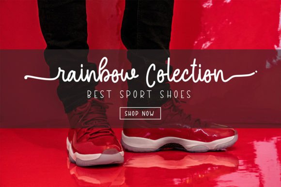 Monday Rainbow Font Poster 6