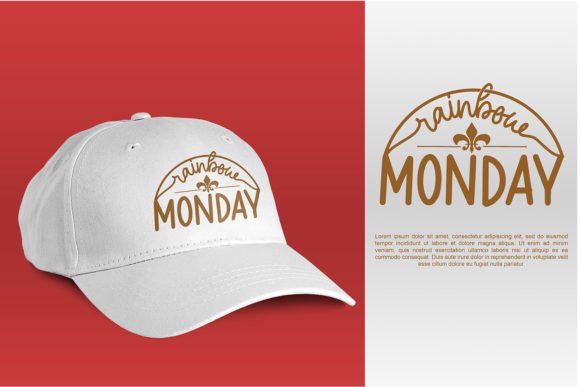 Monday Rainbow Font Poster 8