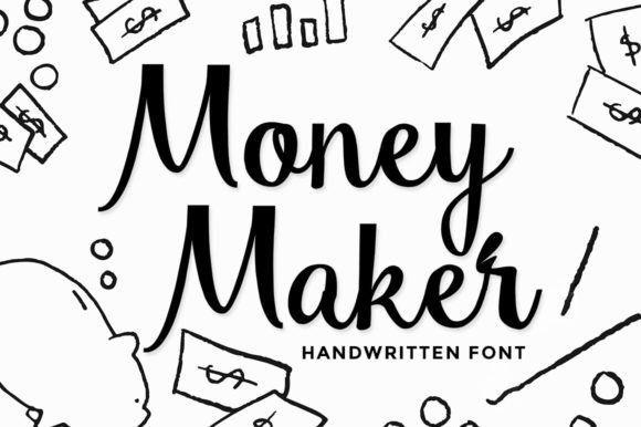 Money Maker Font Poster 1