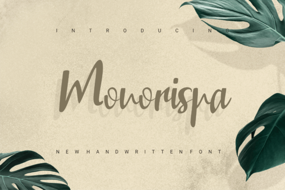Monorispa Font Poster 1