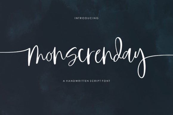 Monscrenday Font Poster 1