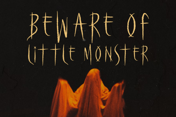 Monstera Witches Font Poster 4