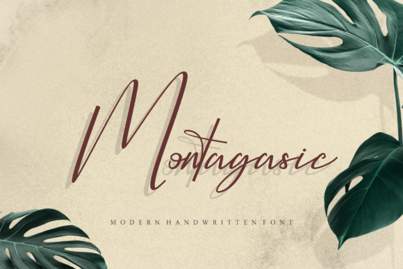 Montagasic Font Poster 1