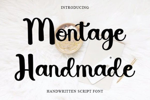 Montage Handmade Font Poster 1