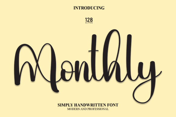 Monthly Font