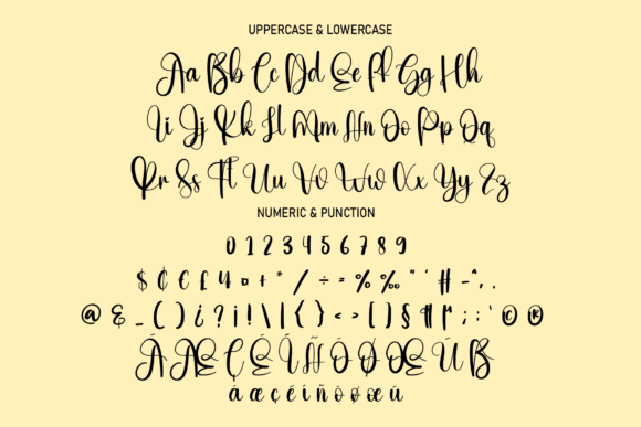 Monthly Font Poster 7