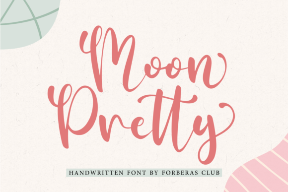 Moon Pretty Font Poster 1