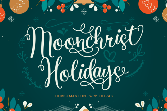 Moonchrist Holidays Font Poster 1