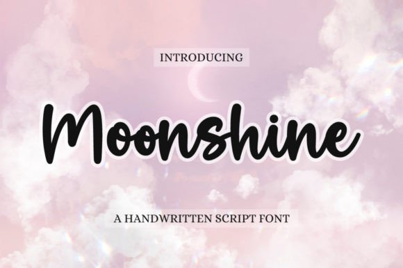 Moonshine Font Poster 1