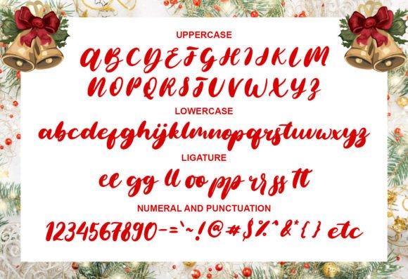 Morning Christmas Font Poster 7