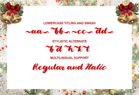 Morning Christmas Font Poster 8
