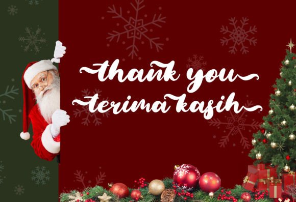 Morning Christmas Font Poster 9