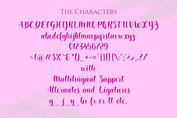 Morning Lover Font Poster 6
