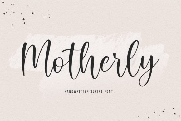 Motherly Font Poster 1