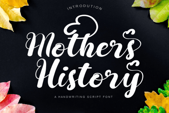 Mothers History Font Poster 1