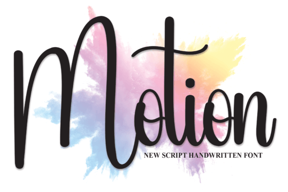 Motion Font Poster 1