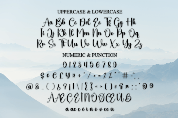 Mountain Font Poster 7