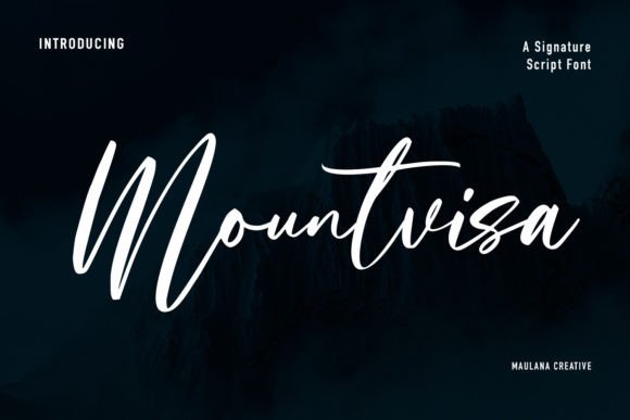 Mountvisa Font Poster 1