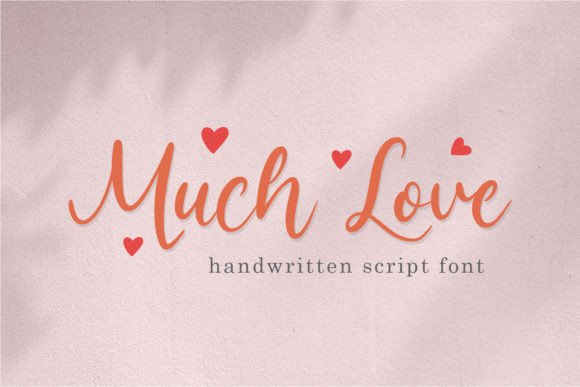 Muchlove Font Poster 1
