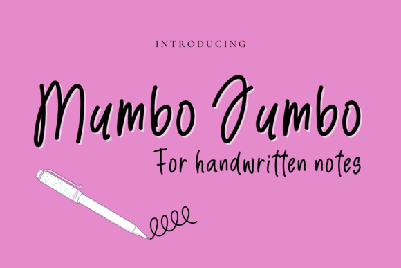 Mumbo Jumbo Font