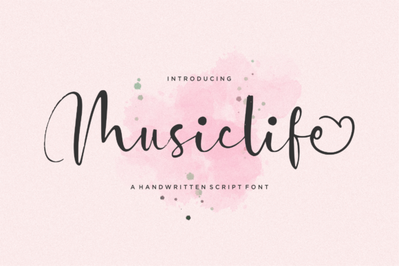 Musiclife Font Poster 1