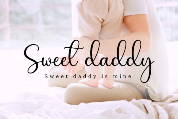 My Daddy Font Poster 2