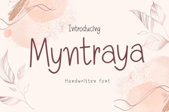 Myntraya Font Poster 1