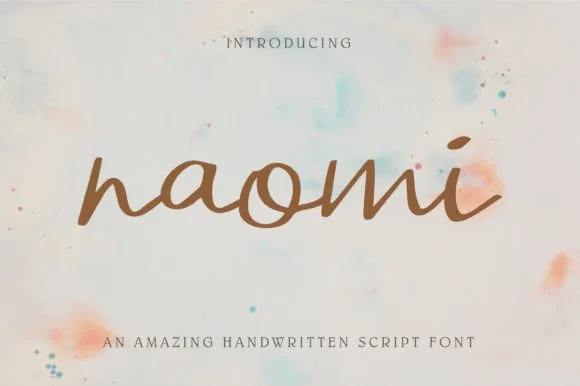 Naomi Font Poster 1