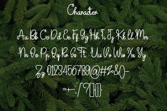 Natal Chirstmas Font Poster 2