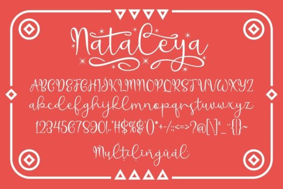 Nataleya Font Poster 3