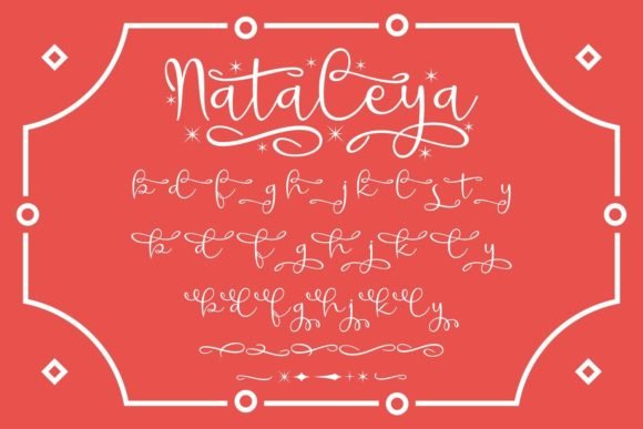 Nataleya Font Poster 4