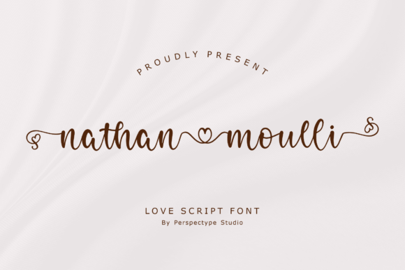 Nathan Moulli Font Poster 1