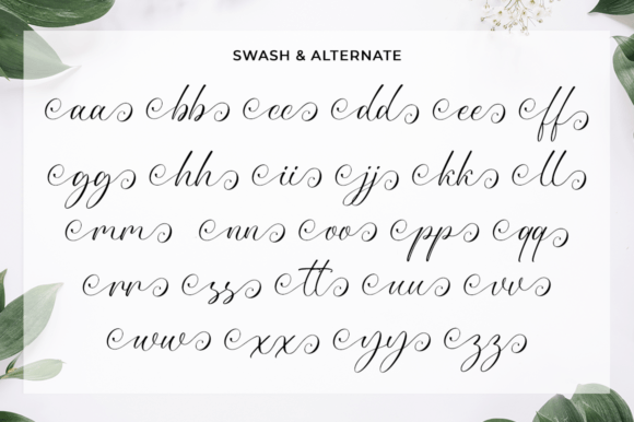 Nathelyne Font Poster 10