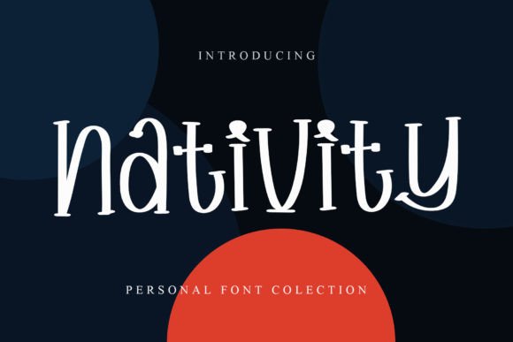 Nativity Font Poster 1
