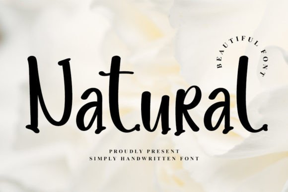 Natural Font Poster 1