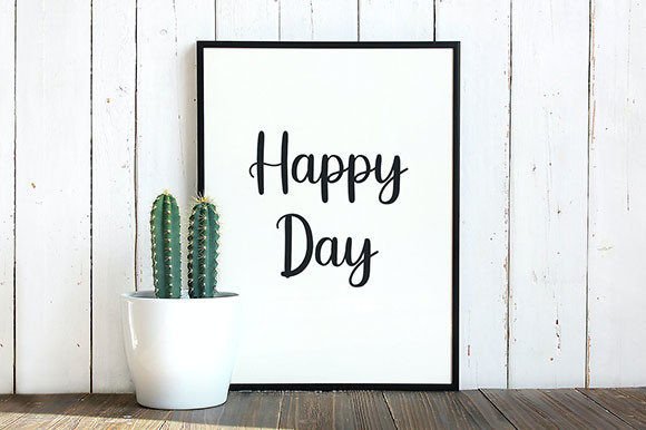 Naturals Font Poster 2
