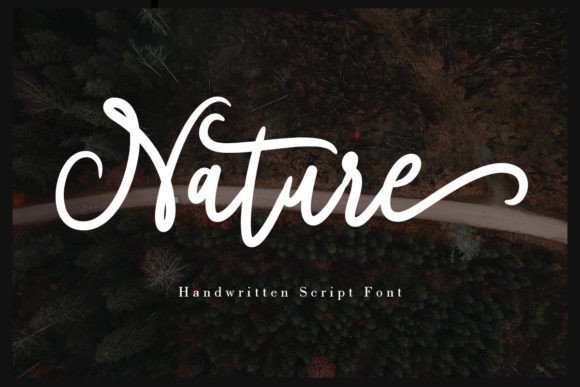 Nature Font Poster 1