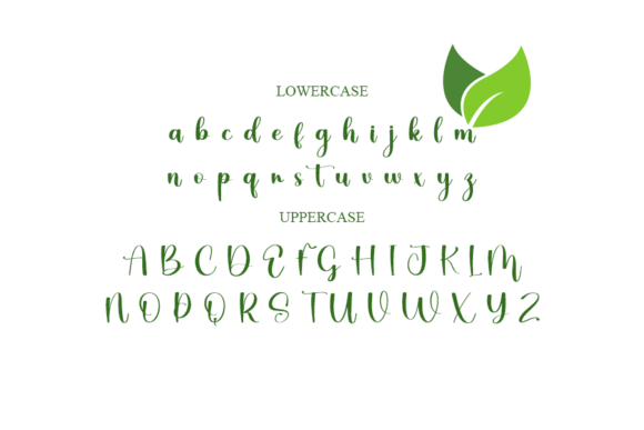 Nature Font Poster 5