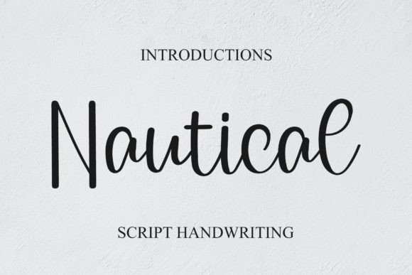 Nautical Font