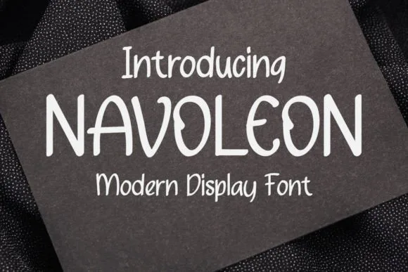 Navoleon Font Poster 1