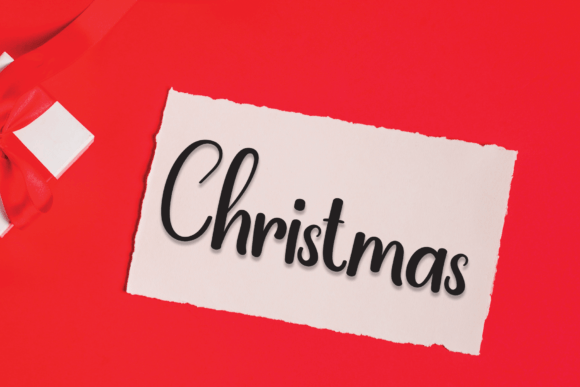 New Christmas Font Poster 2