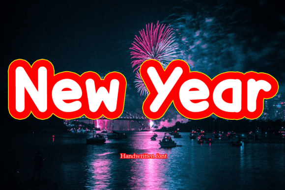 New Year Font Poster 1