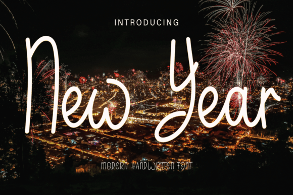 New Year Font Poster 1